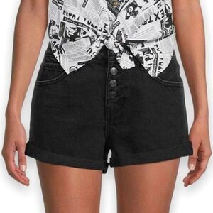 NOBO Exposed Button Fly Jean Shorts